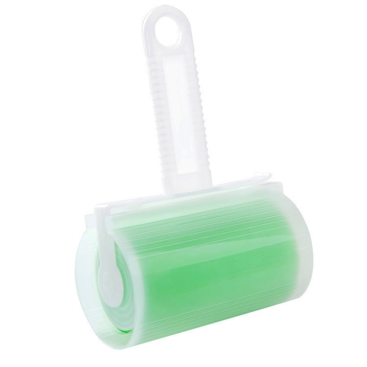 Washable roller sticky device with lid